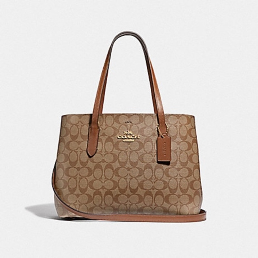 AVENUE CARRYALL IN SIGNATURE CANVAS (COACH F48735)